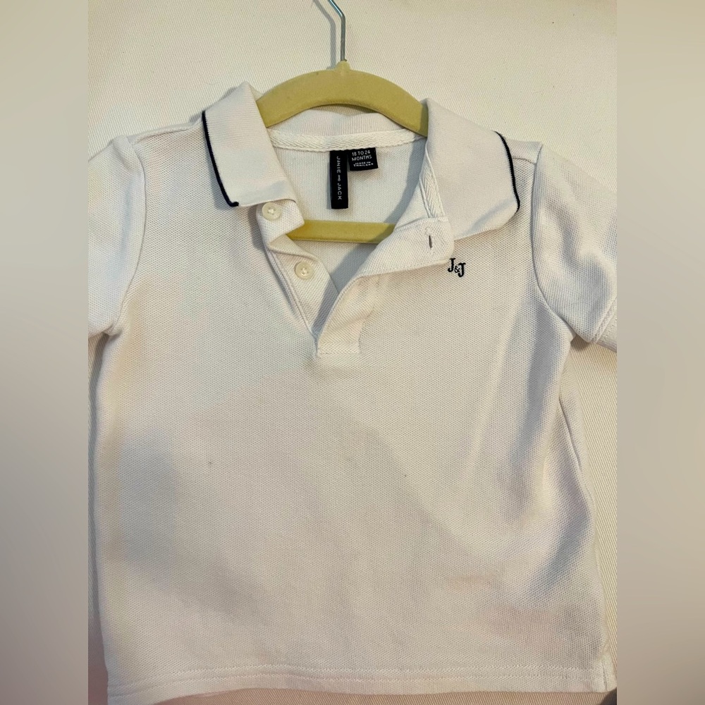 Bundle of 4 Janie and Jack boy toddler polos.!